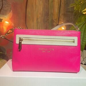 MICHAEL Michael Kors Leather Wristlet, Pink